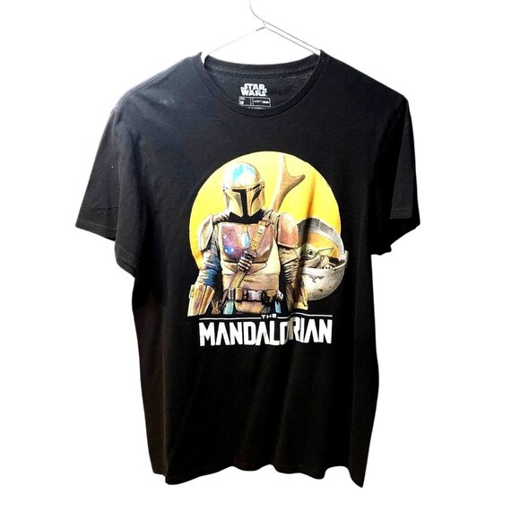 STAR WARS -MENS BLACK CREW NECK SHORT SLEEVE GRAPHIC T- SHIRT SIZE MEDIUM - Picture 1 of 5